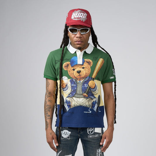 Duaa - Cozy Polo - Green — front view