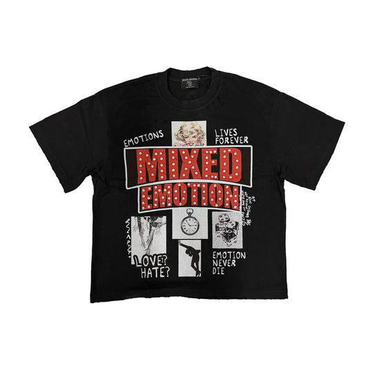 Mixed Emotion - Lost Identity Tee - Black — front view