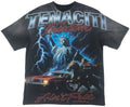 Tenaciti Liberty Tee - Black — Tenaciti graphic tee with bold print, short-sleeve cotton tee, front view
