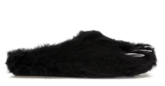 Bravest Studios Bear Claw Mule - Black — Bravest Studios cult mule with viral motif, sandal, side profile
