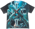 Tenaciti AK Dog Tee - Black — Tenaciti graphic tee with bold print, short-sleeve cotton tee, front view