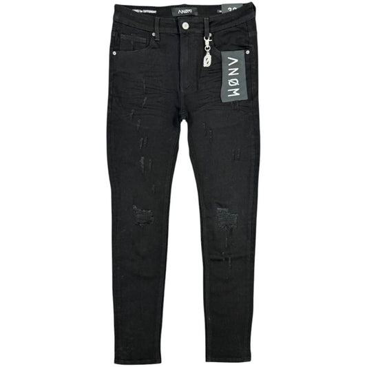 Anom - Veld Skinny Fit - Jet Black — front view