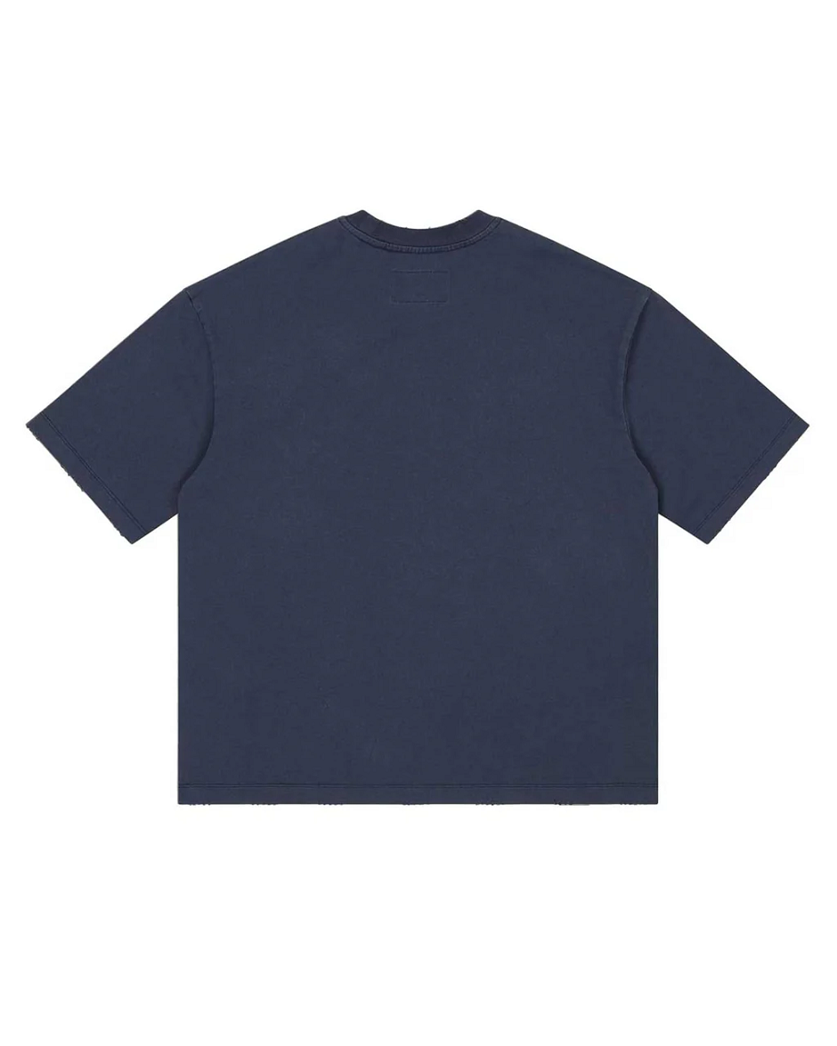 Godspeed - Aura Farm II Tee - Navy — back view