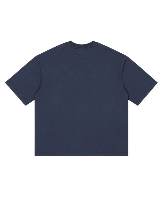 Godspeed - Aura Farm II Tee - Navy — back view