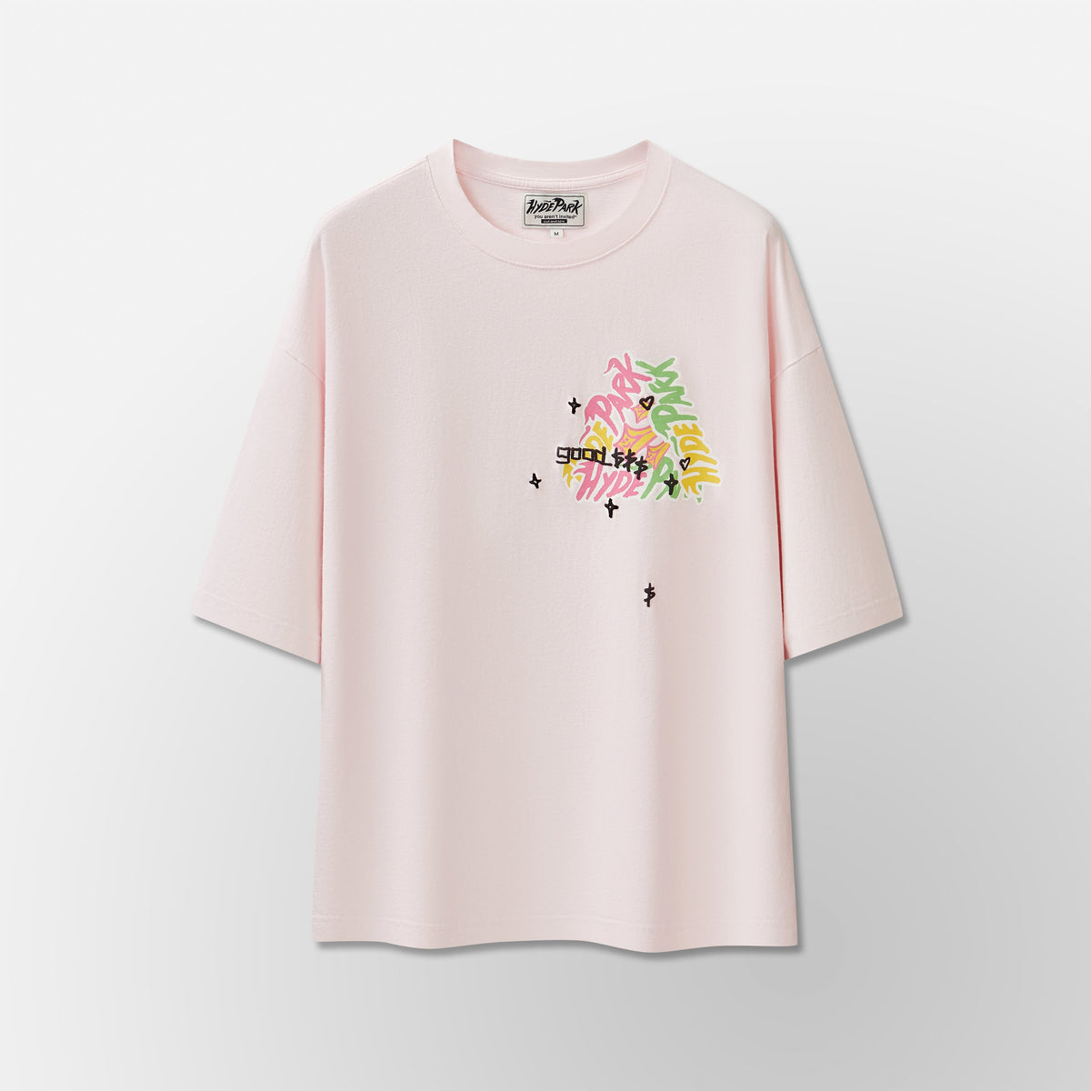 Hyde Park Triple Up Tee - Pink — back view