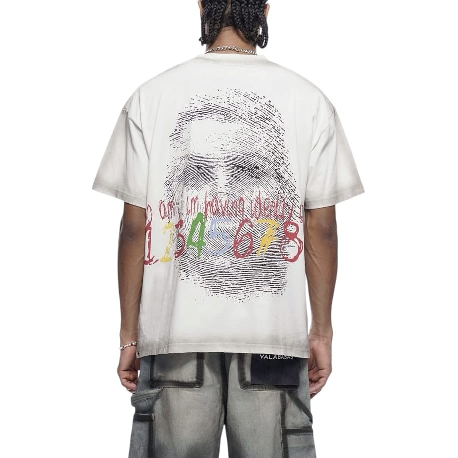 Valabasas - Insane Tee - White — back view
