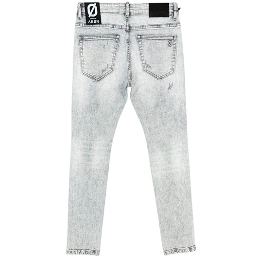 Anom - Vanta Slim Fit - Snow Gray Wash — back view