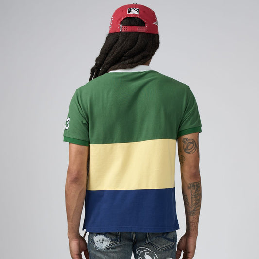Duaa - Cozy Polo - Green — close-up detail