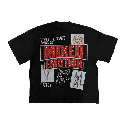 Mixed Emotion - Lost Identity Tee - Black — back view