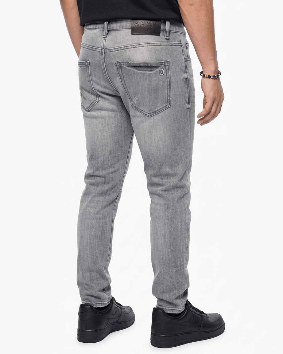 Anom - 360 Skinny - Light Grey Wash