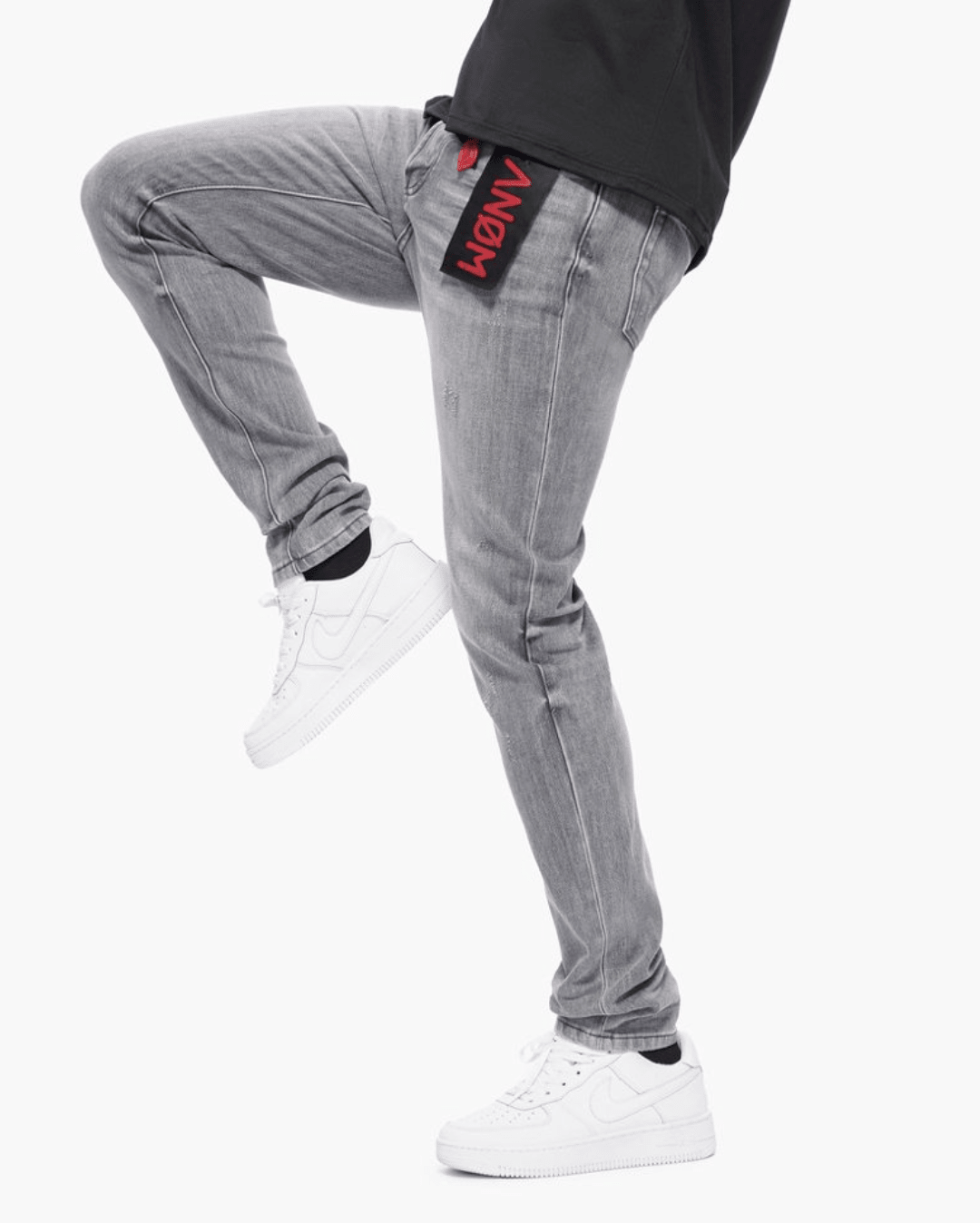 Anom - 360 Skinny - Light Grey Wash