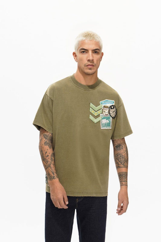 9-57 - Nomad Dark Green Tee - Dark Green — 57 nomad dark green tee dark green 1