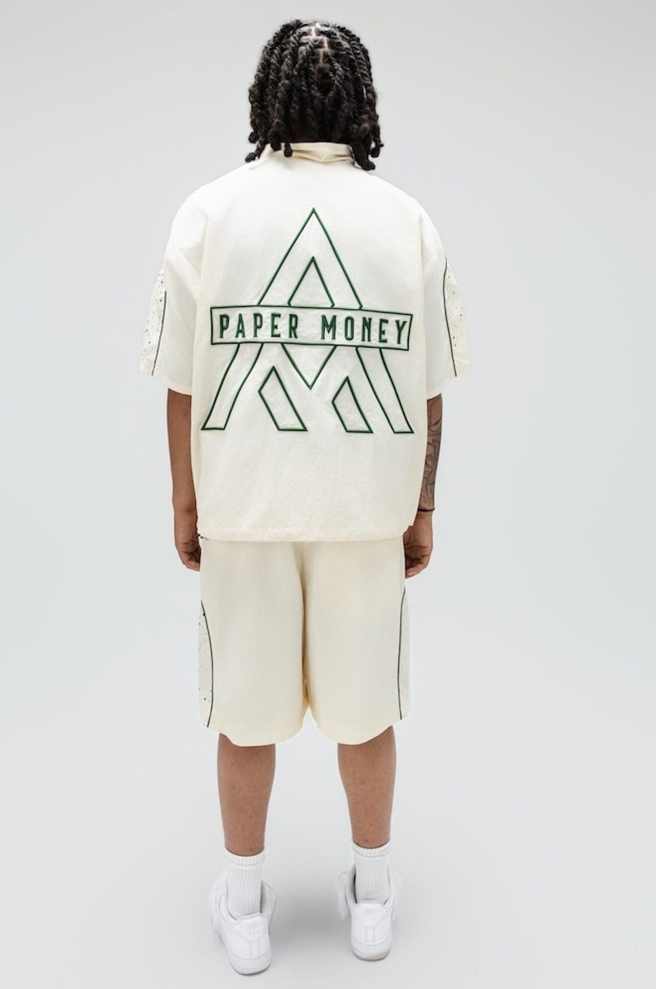 Paper Money - Apex Zip Top - Cream — front view