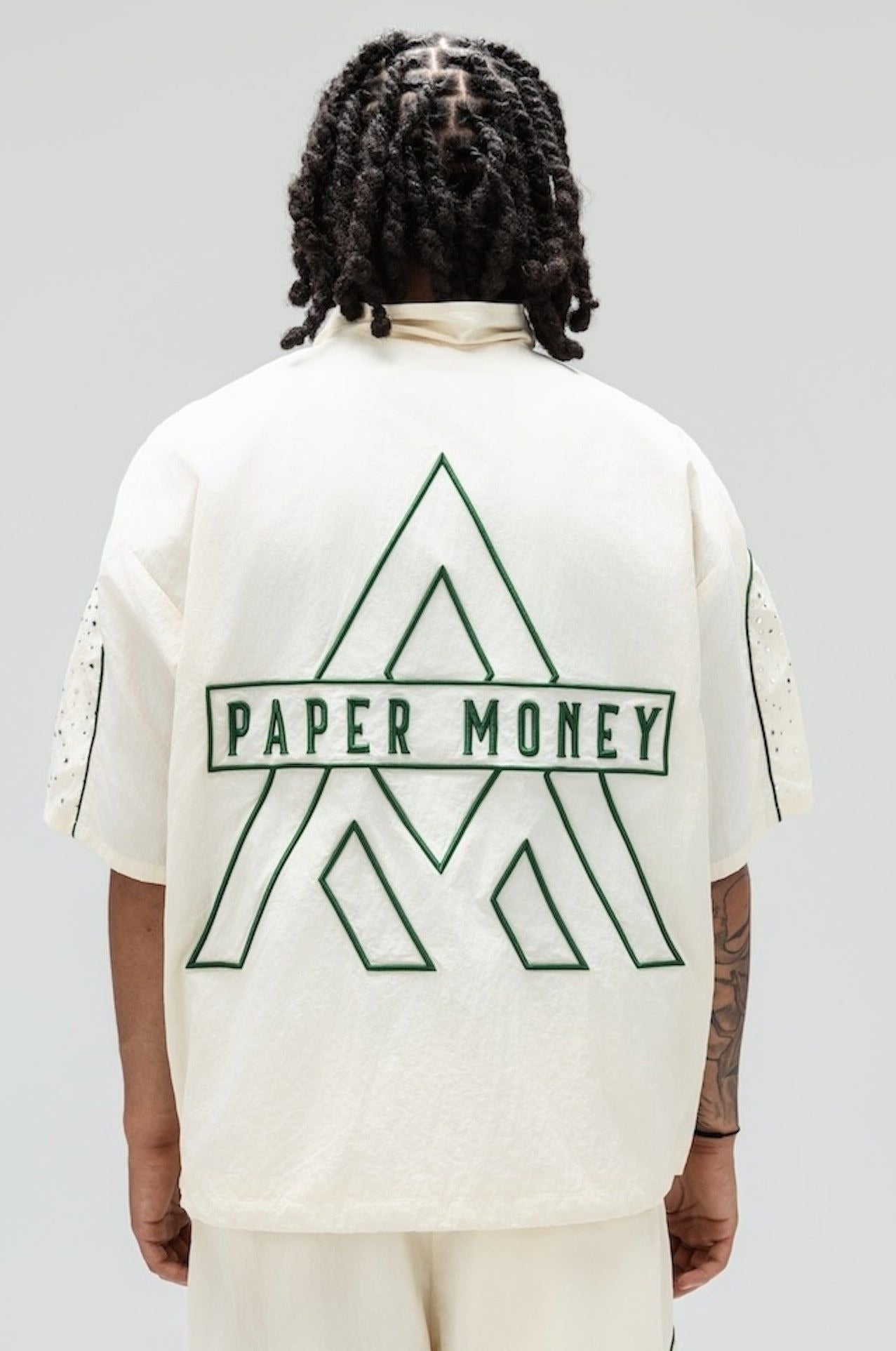 Paper Money - Apex Zip Top - Cream — front view