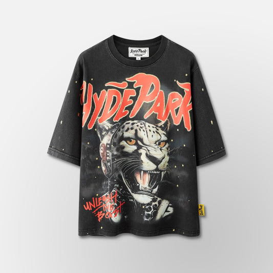 Hyde Park - Beast Within Tee - Vintage Black — front view
