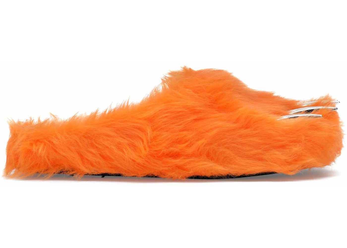 Bravest Studios Bravest Studios x Chief Keef x Glo Gang - Bear Claw Mule - Glorange — Bravest Studios cult mule with viral motif, sandal, side profile