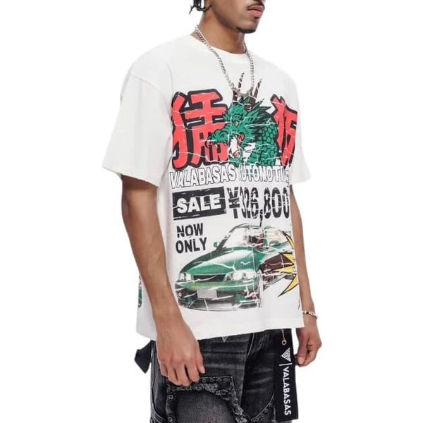 Valabasas - Japanese Motors Tee - Japanese Motors - White
