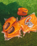 Bravest Studios Bravest Studios x Chief Keef x Glo Gang - Bear Claw Mule - Glorange — Bravest Studios cult mule with viral motif, sandal, side profile