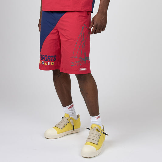 Duaa - Cruiser Short - Red — front view