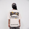 Hyde Park - Ciggy Cig Forest Camo Tee - Cream — front view