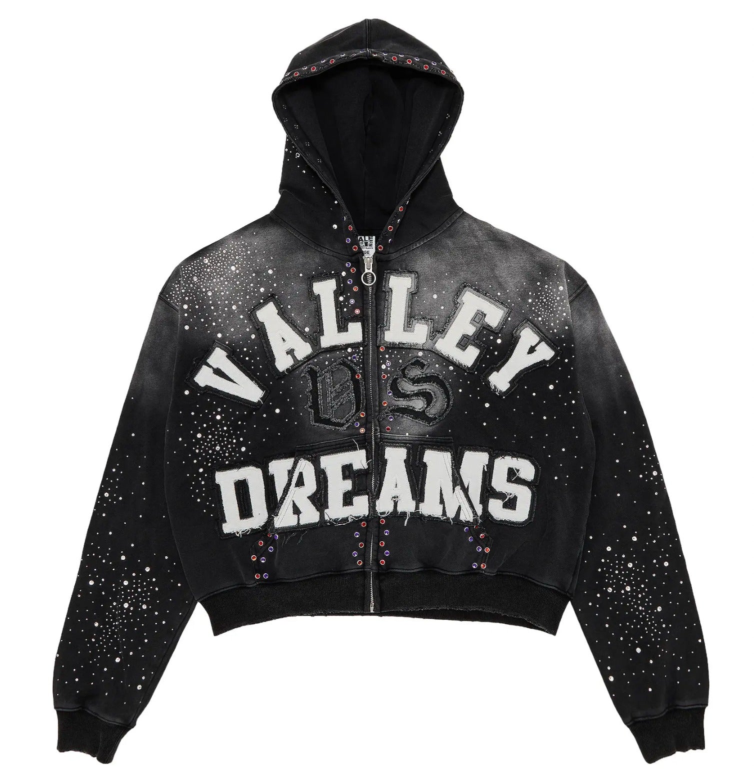 Vale Forever - Classico Zip Hoodie - Black — front view