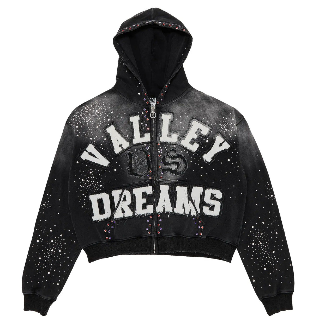 Vale Forever - Classico Zip Hoodie - Black — front view