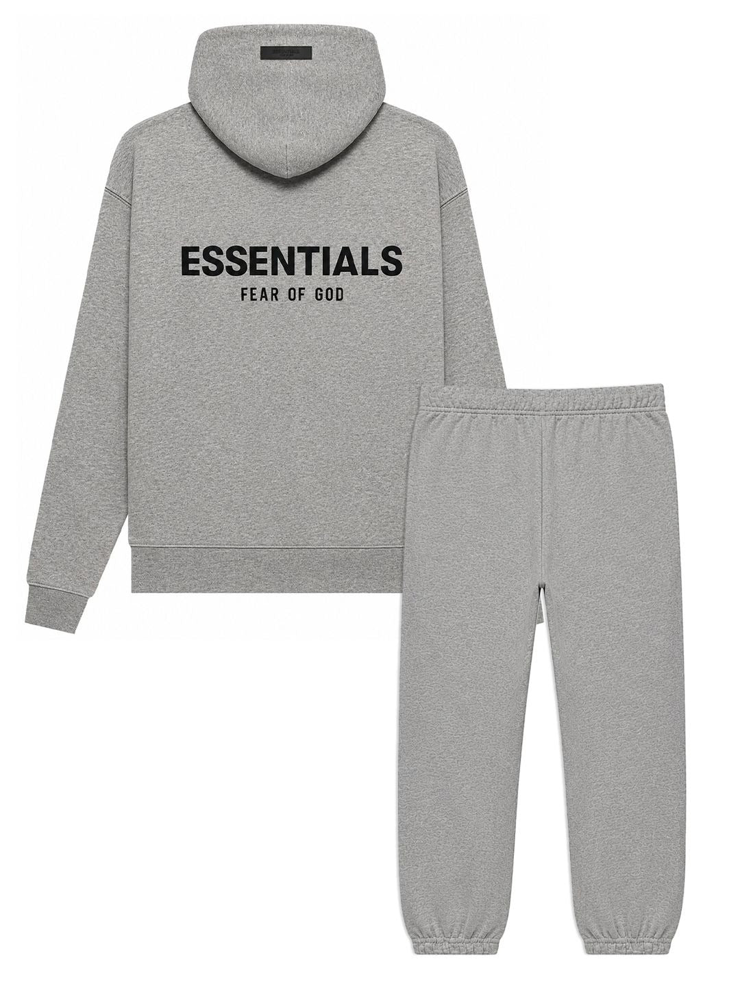 Fear of God Essentials - Hoodie & Pants Set - Dark Oatmeal — front view