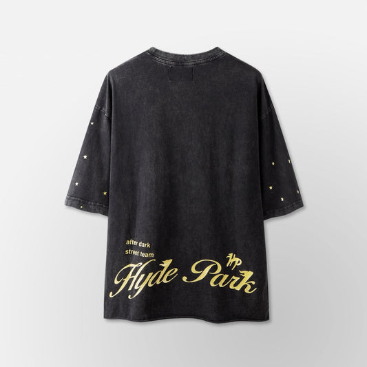 Hyde Park - Dark Park Tee - Black — front view