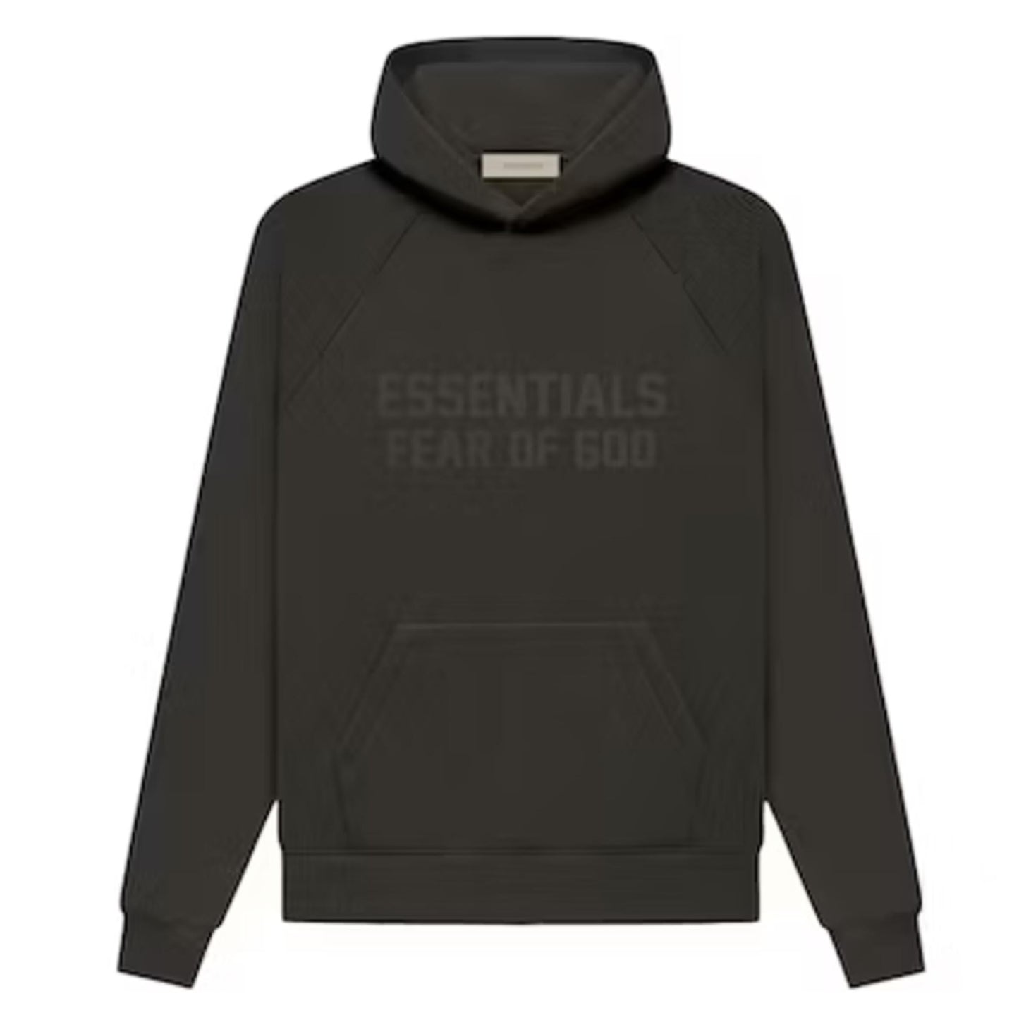 Fear of God Essentials - Hoodie - Off Black — front view