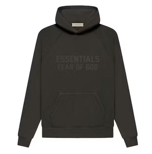 Fear of God Essentials - Hoodie - Off Black — front view