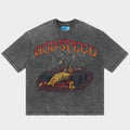 Godspeed - F1 Dreams Tee - Grey Wash — front view