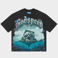 Godspeed - GS Island II Tee - Black — front view