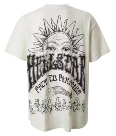 Hellstar - Paradise Bears Tee - White — front view