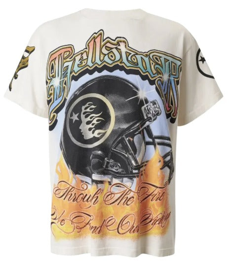 Hellstar - Helmet Tee - Cream — front view