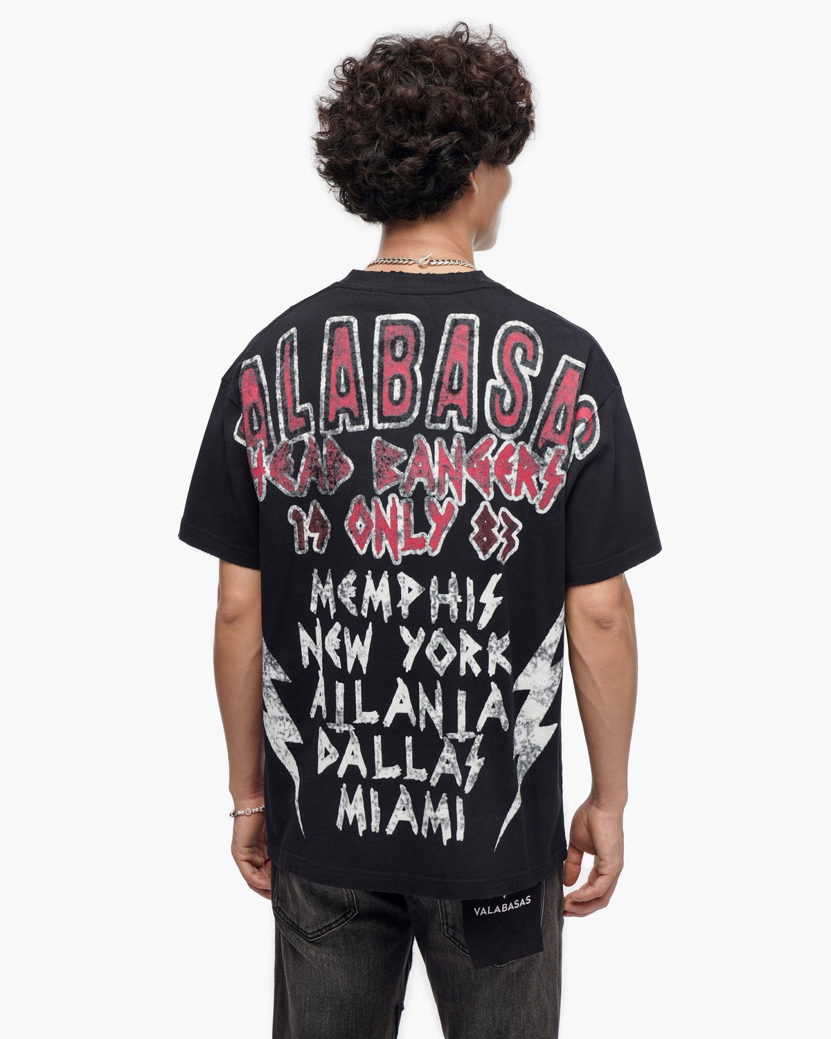Valabasas - Head Bangers Tee - Black — front view