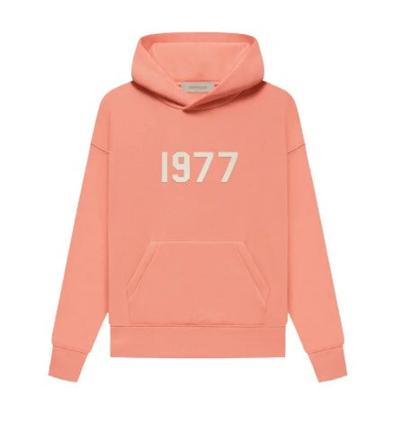 Fear of God Essentials - Kids Hoodie - Coral — front view