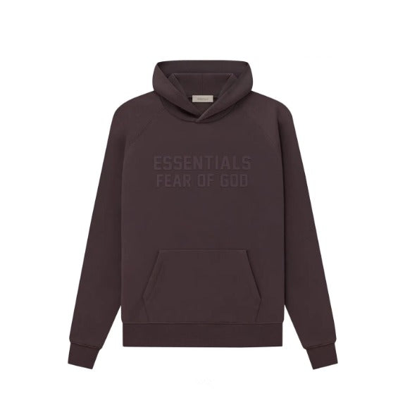 Fear of God Essentials - Hoodie - Plum — front view