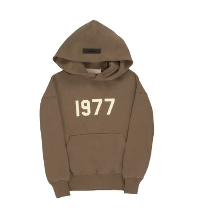 Fear of God Essentials - Kids Hoodie - Wood — front view
