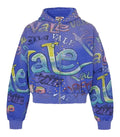 Vale Forever - Iceberg Zip Up Hoodie - Blue — front view
