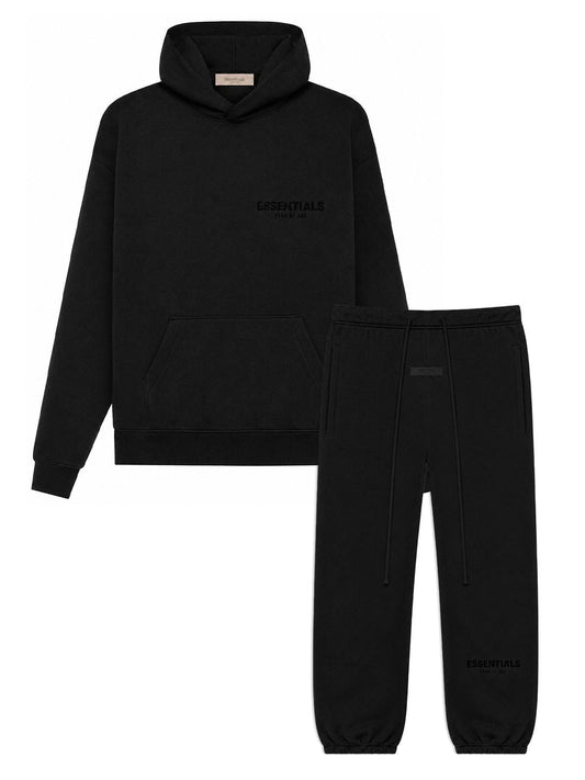 Fear of God Essentials - Hoodie & Pants Set - Stretch Limo — front view