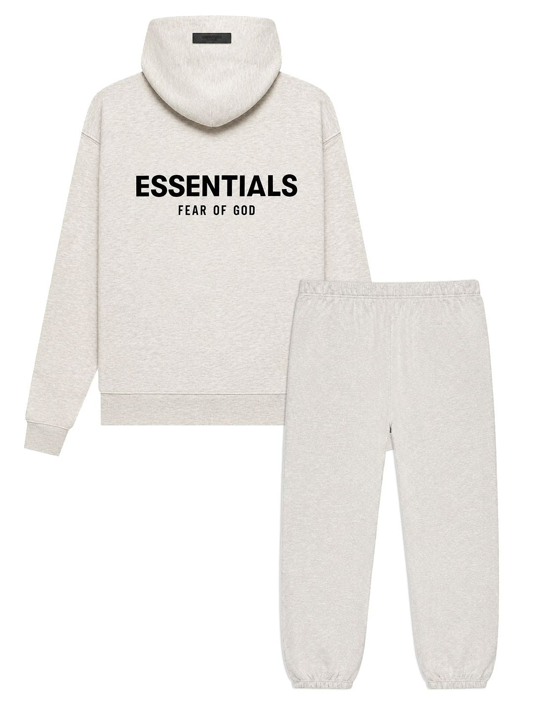 Fear of God Essentials - Hoodie & Pants Set - Light Oatmeal — front view