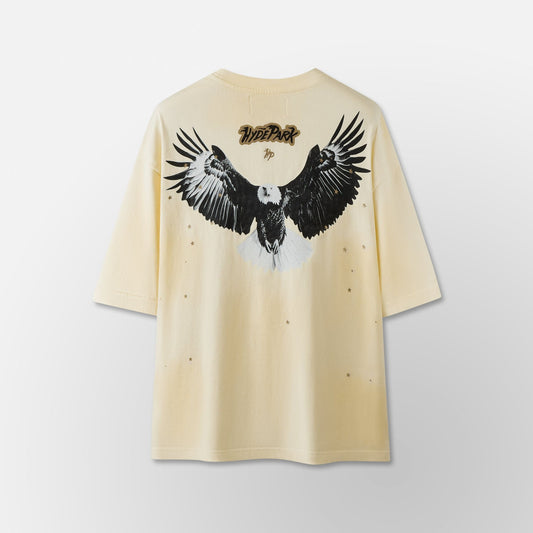 Hyde Park - Motor Park Tee - Cream — front view