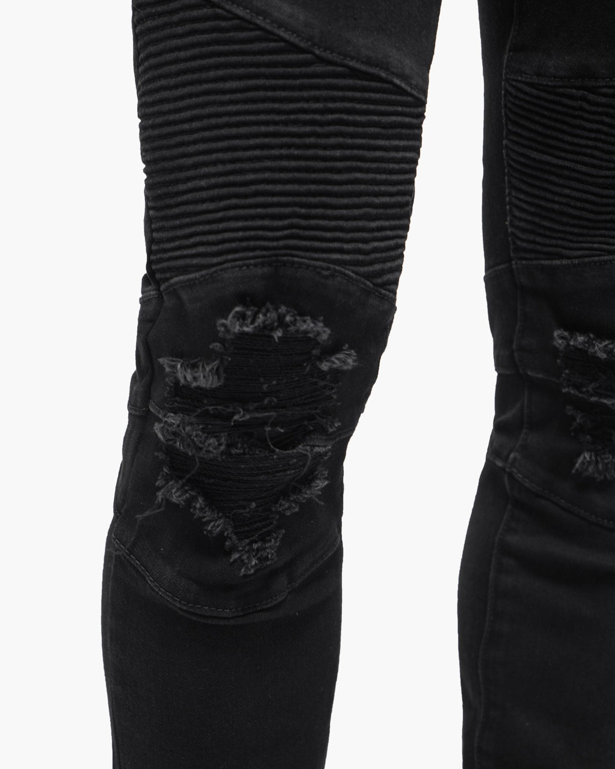Valabasas - Mr. Biker Skinny Jeans - Black — front view
