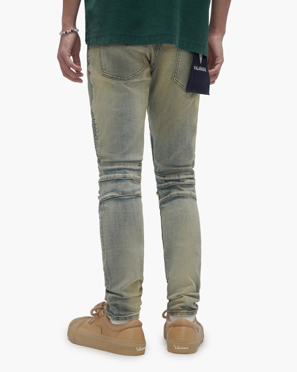 Valabasas - Mr. Biker Skinny Jeans - Vintage Wash — front view