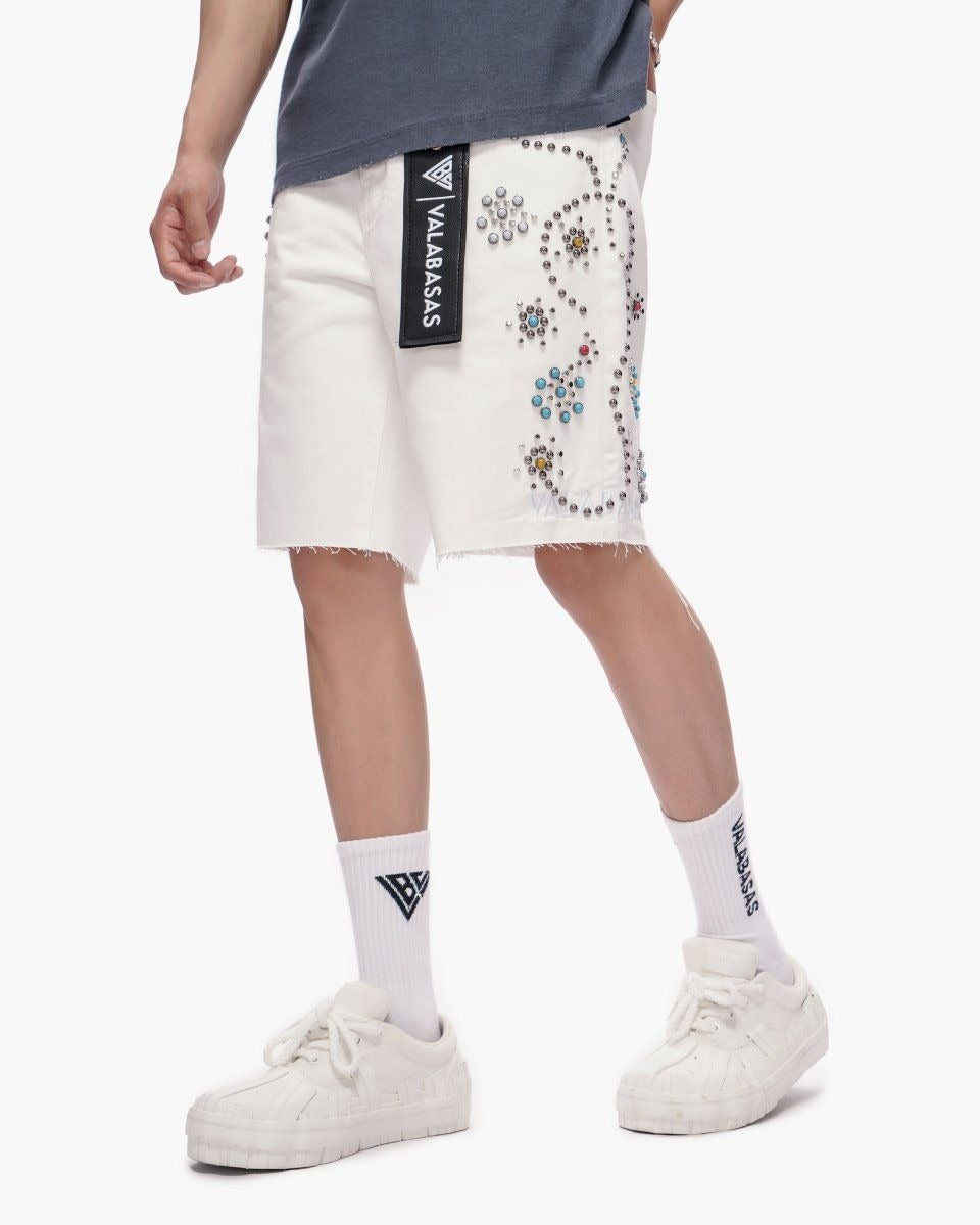 Valabasas - Muse Shorts - White — front view