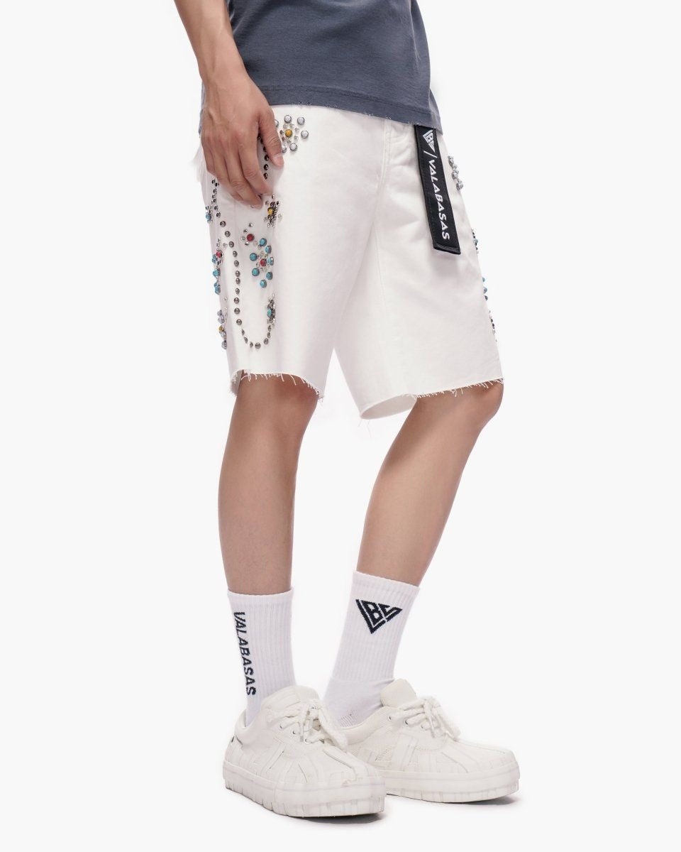 Valabasas - Muse Shorts - White — front view