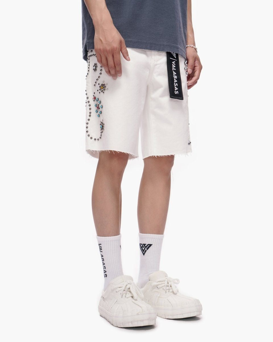 Valabasas - Muse Shorts - White — front view