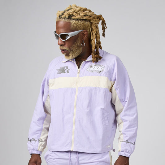 Duaa - Nebula Jacket - Lavender — front view