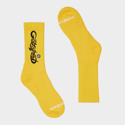 Godspeed - New Age Logo Sock - Yellow — front view