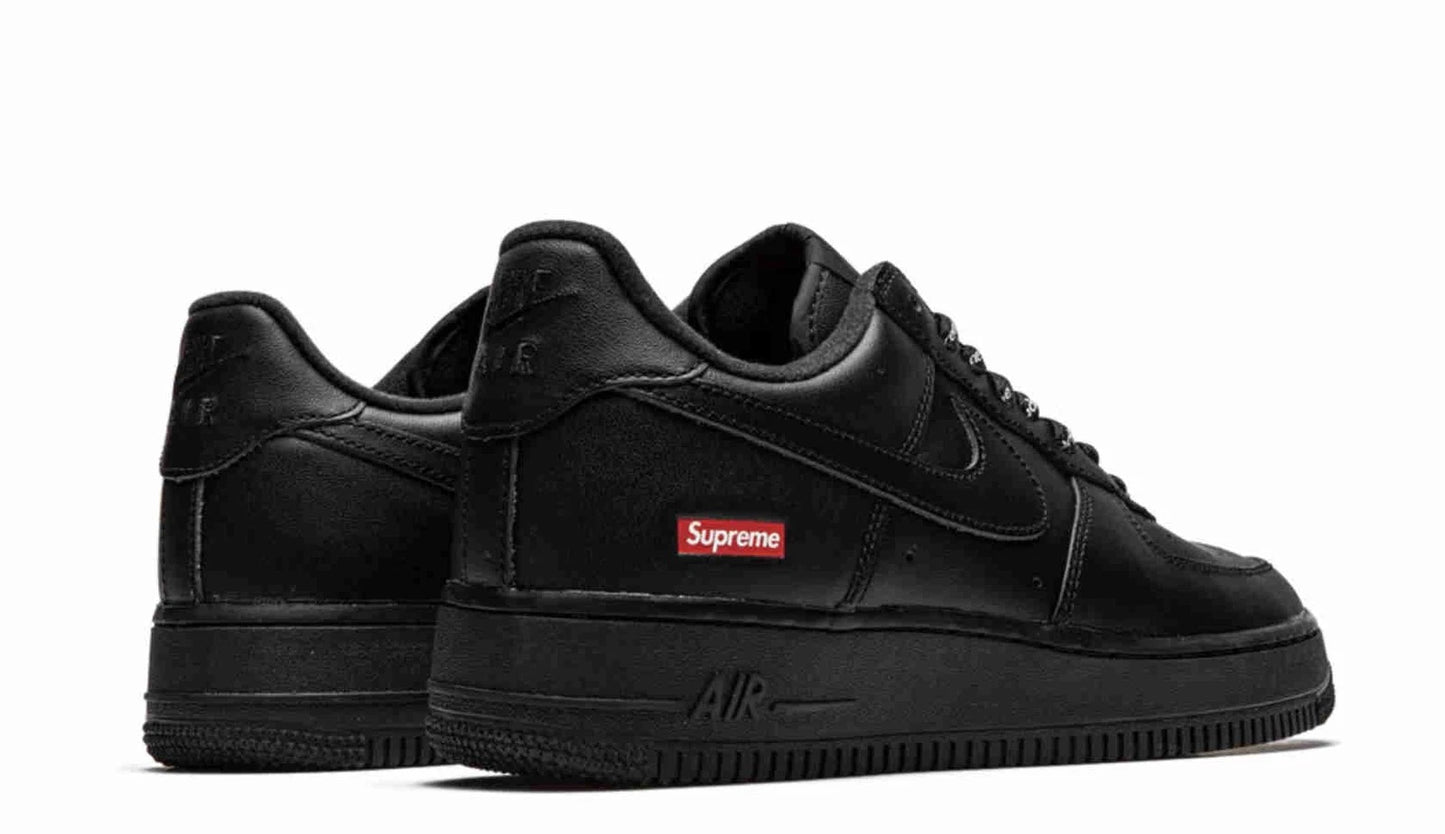 Nike Nike x Supreme - Air Force 1 Low - Black — Nike Air Force 1 — iconic silhouette, sneaker, side profile
